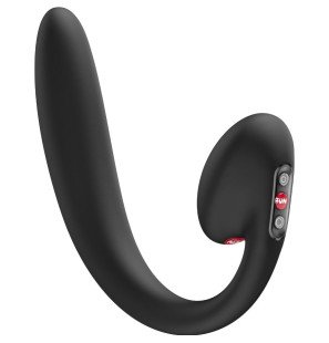 FUN FACTORY Crescendo einführbarer doppelter Luftdruck-Vibrator schwarz – Bild 1