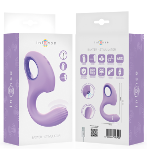INTENSE Baxter vibrator en stimulator violet voor intieme wellness – foto 8