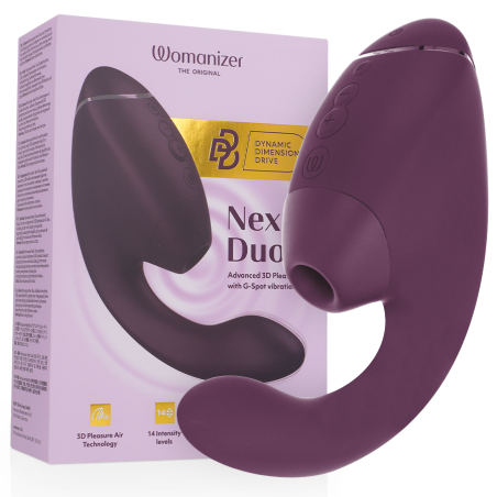 Womanizer Duo Next doppelter Klitoris- und G-Punkt-Stimulator – Bild 1