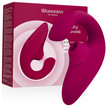 WOMANIZER Blend Luftdruck-Rabbit-Vibrator in leuchtendem Pink – Bild 1