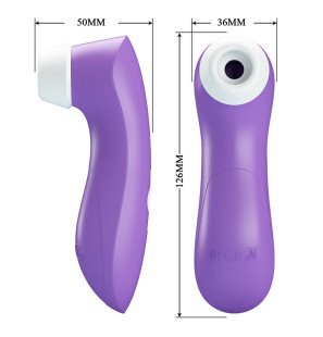 ROMANCE Clitoral Suction Stimulator with Pulsation Technology, Purple – image 10