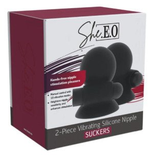 SHE.E.O wiederaufladbarer, vibrierender Nippelsauger – Bild 8