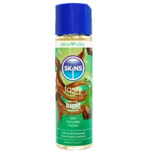 SKINS glijmiddel op waterbasis met munt en chocolade 130 ml – foto 1