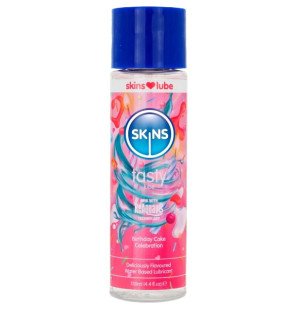 SKINS lubrykant na bazie wody o smaku tortu urodzinowego 130 ml – zdjęcie 1