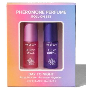EYE OF LOVE Bloom coffret de parfums roll-on aux phéromones jour et nuit 2 x 5 ml – photo 2