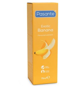 Lubrifiant à base d’eau PASANTE saveur banane 75 ml – photo 2