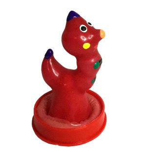 CONDOMERIE ręcznie malowane kondomy novelty z motywem robaka – zdjęcie 2