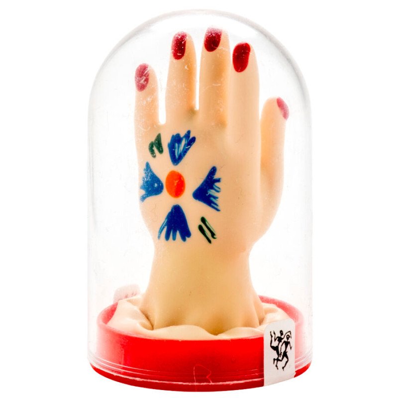 CONDOMERIE hand-painted novelty condoms – hand model 1 – image 1