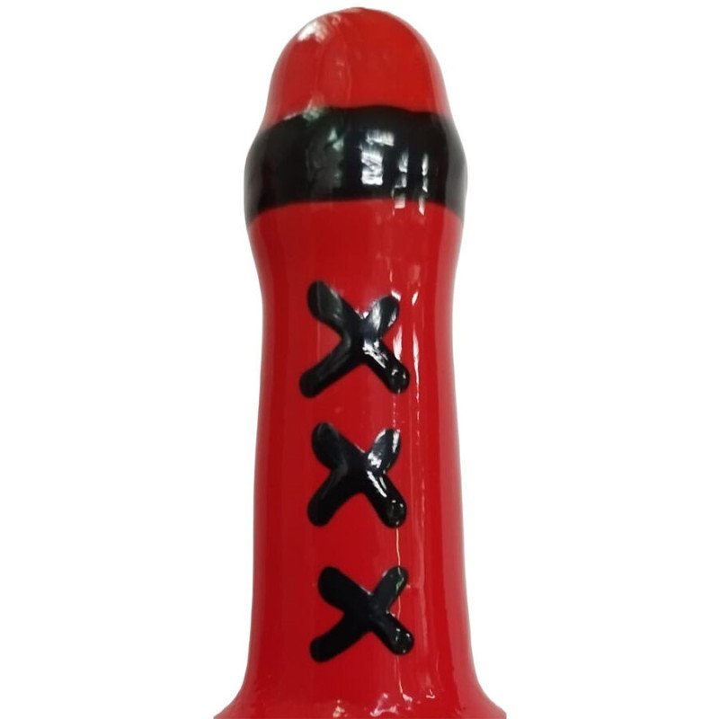 CONDOMERIE handbemalte rote Novelty-Kondome Amsterdam – Bild 1
