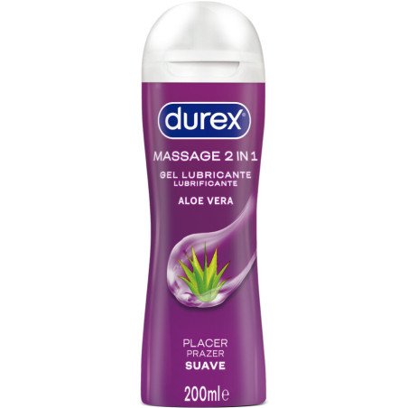 Durex sanftes Aloe Vera Massage- und Gleitgel 200 ml – Bild 1