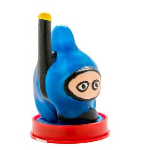 CONDOMERIE handbemalte Novelty-Kondome Diver – Bild 2