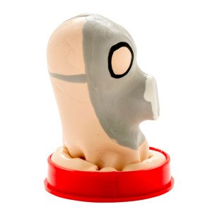 CONDOMERIE Novelty-Kondome mit handbemaltem Gasmasken-Design – Bild 2