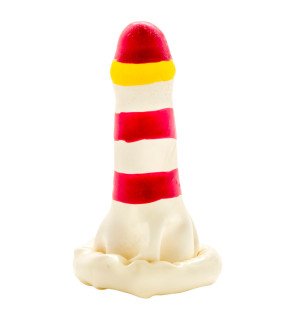 CONDOMERIE handbemalte Kondome mit Leuchtturmmotiv – Bild 4