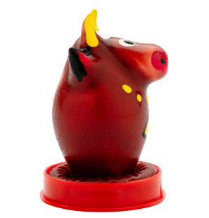 CONDOMERIE Hand-Painted Novelty Condoms Bull Model 1 – image 2