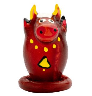 CONDOMERIE Hand-Painted Novelty Condoms Bull Model 1 – image 4