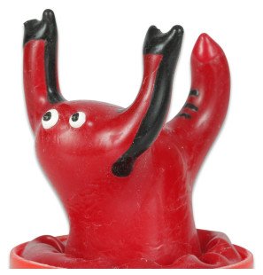 CONDOMERIE Préservatifs peints à la main avec scorpion rouge – photo 1