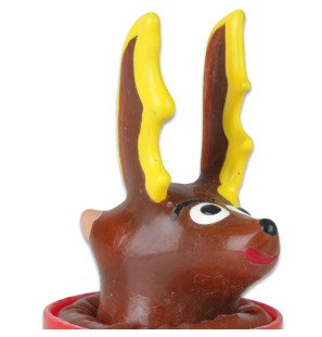 CONDOMERIE hand-painted novelty condoms with reindeer design – image 1