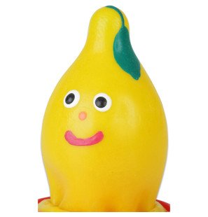 CONDOMERIE – oryginalne kondomy ręcznie malowane, motyw cytrynowy – zdjęcie 1