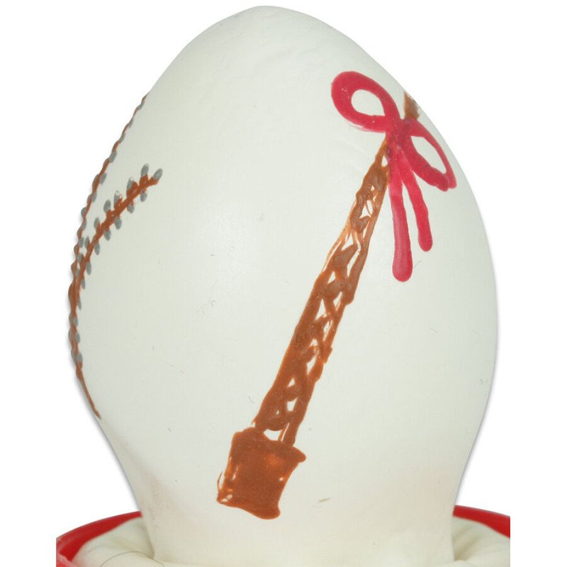 Hand-Painted Novelty Condoms Easter Egg White by CONDOMERIE – image 1
