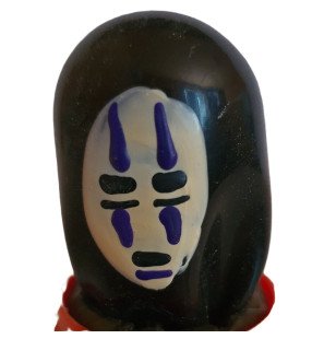 Handbeschilderd zwart condoommasker Ghost van CONDOMERIE – foto 1