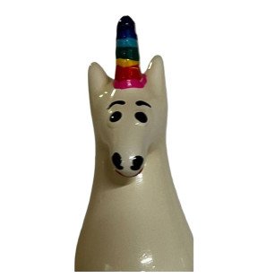 Handbemalte Einhornkondome mit Regenbogendesign CONDOMERIE – Bild 1
