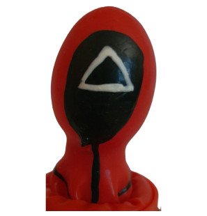 CONDOMERIE hand-painted novelty condoms in a triangular shape – image 2