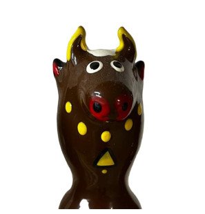 CONDOMERIE hand-painted novelty condoms, Bull Black Model 2 – image 1
