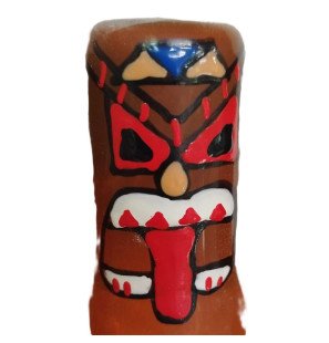 CONDOMERIE préservatifs fantaisie peints à la main Tiki Totem – photo 1