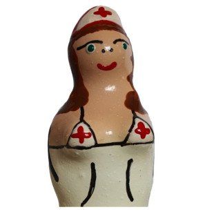 CONDOMERIE prezerwatywy z ręcznie malowanym wzorem pielęgniarki – zdjęcie 1