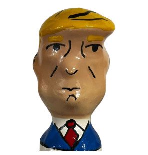 Préservatifs fantaisie XL CONDOMERIE Grumpy Trump peints à la main – photo 1