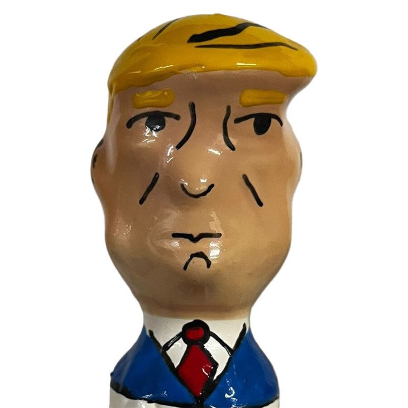 Préservatifs fantaisie XL CONDOMERIE Grumpy Trump peints à la main – photo 1