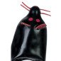 CONDOMERIE Hand-Painted Black Mouse XL Condoms – image 1 CONDOMERIE Hand-Painted Black Mouse XL Condoms – image 1