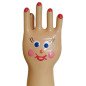 CONDOMERIE préservatifs fantaisie peints à la main avec motif de main souriante, XL – photo 1