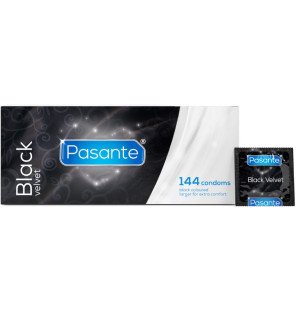 PASANTE black velvety-soft condoms, box of 144 – image 2