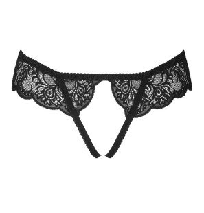 Kruisloze zwarte panty van Livco Corsetti voor volwassenen – foto 9