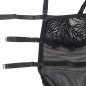 Black lace babydoll with adjustable straps by SUBBLIME – image 24