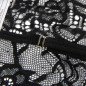 Zwart kanten politie kostuum bodystocking van SUBBLIME – foto 30