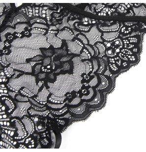 Black Lace Police Costume Bodystocking by SUBBLIME – image 31