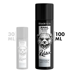 Lubrifiant silicone pour usage anal BLACK HOLE à l’huile de jojoba 100 ml – photo 2