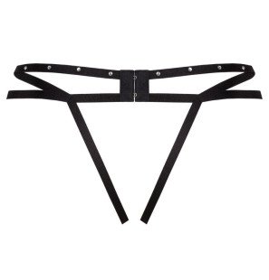 LIVCO CORSETTI Nomade black open-crotch thong – image 4
