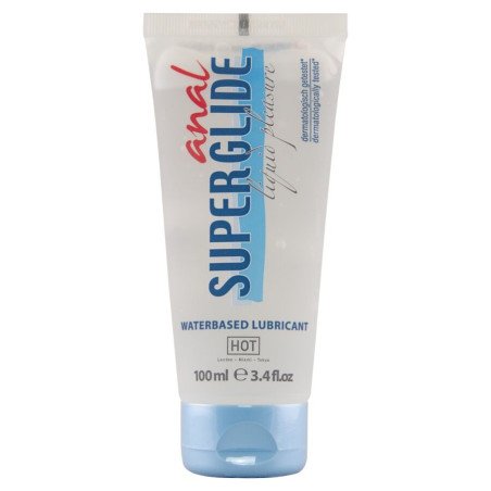 HOT - ANAL SUPERGLIDE LIQUID PLEASURE WATERBASED LIBRICANT 100 ML