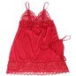 Satin-Babydoll mit roter Spitze SUBBLIME – Bild 6