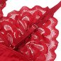 Satin-Babydoll mit roter Spitze SUBBLIME – Bild 9