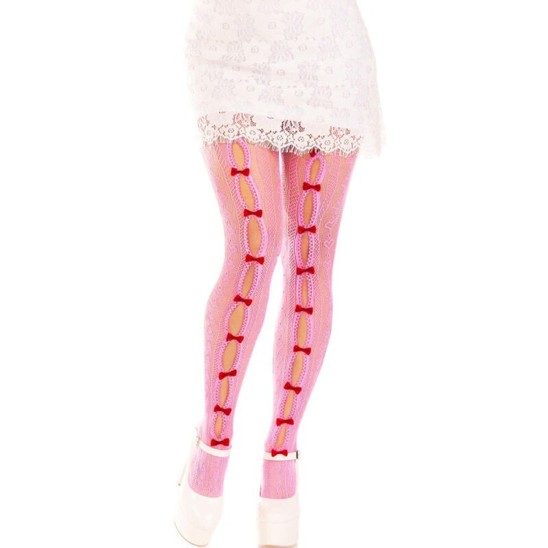 Collant à épaules avec cœurs et nœuds Leg Avenue – photo 1 Collant à épaules avec cœurs et nœuds Leg Avenue – photo 1