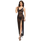 Nuisette longue CHILIROSE avec culottes noires – photo 11