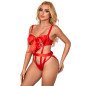 Openwork bodysuit with red bow by SUBBLIME – image 15