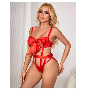 Openwork body met rode strik van SUBBLIME – foto 21