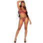 Bordeaux lingerieset met bh en string van Leg Avenue – foto 4