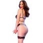 Ensemble de lingerie trois pièces noir et rouge Chilirose – photo 2 Ensemble de lingerie trois pièces noir et rouge Chilirose – photo 2