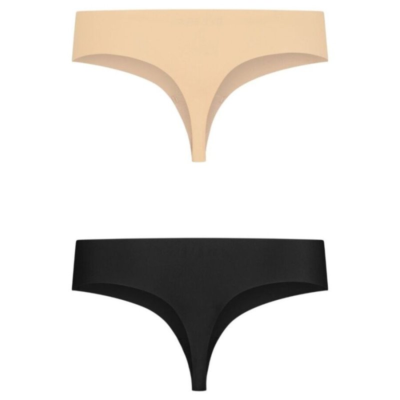 BYE BRA string invisible 2-pack beige et noir – photo 22 BYE BRA string invisible 2-pack beige et noir – photo 22